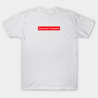 Backseat Freestyle // Red Box Logo T-Shirt